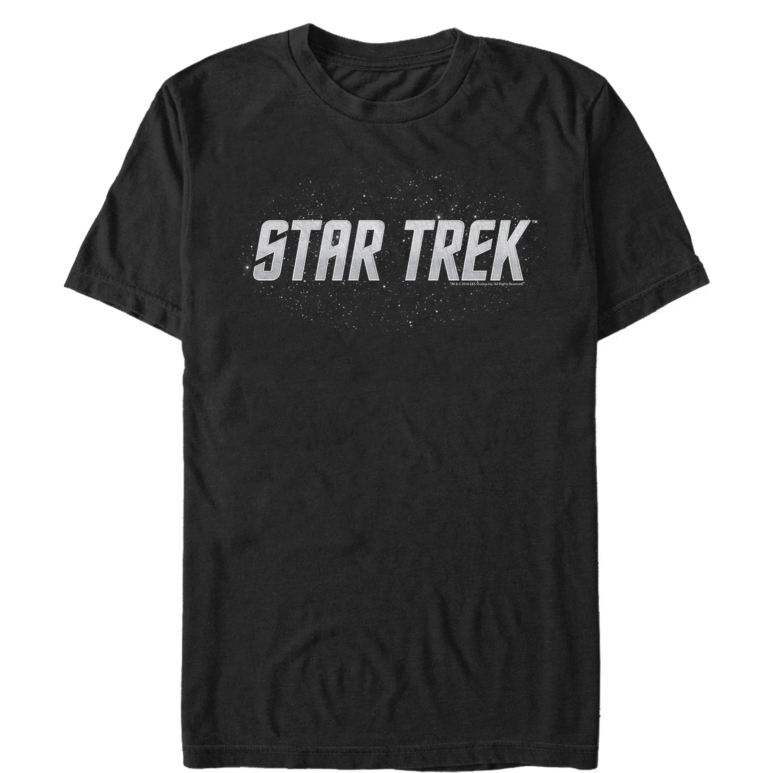 Star Trek Men’S Starry Classic Title  T-Shirt