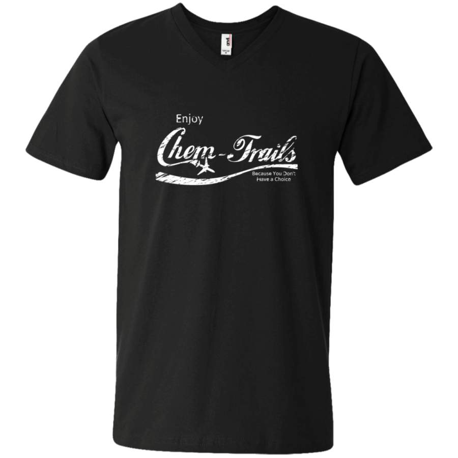 AGR Chem Trails Pilot Unisex V-neck