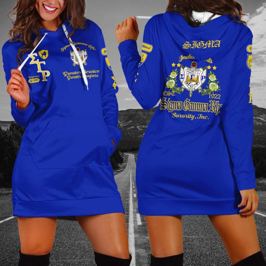 Sigma Gamma Rho Hoodie Dress 17102019