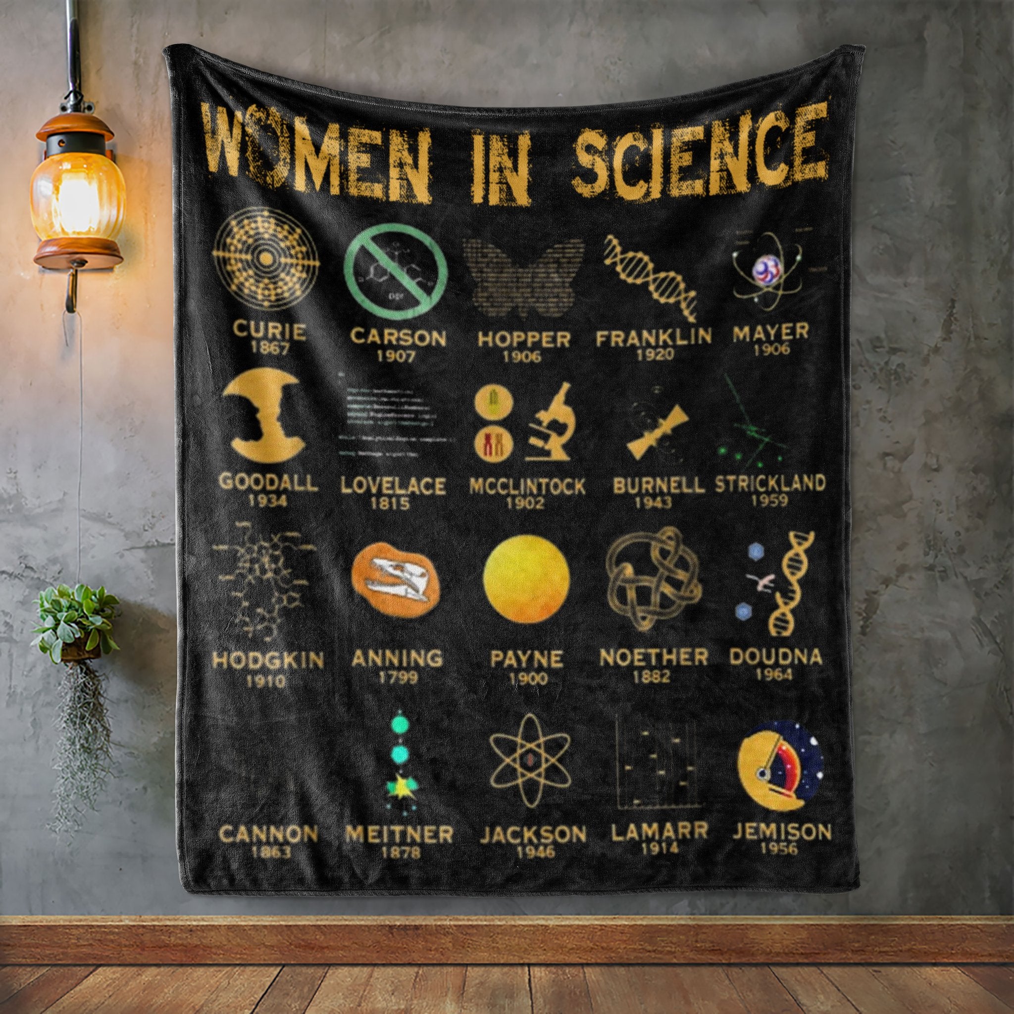 Women In Science – Fleece Blanket