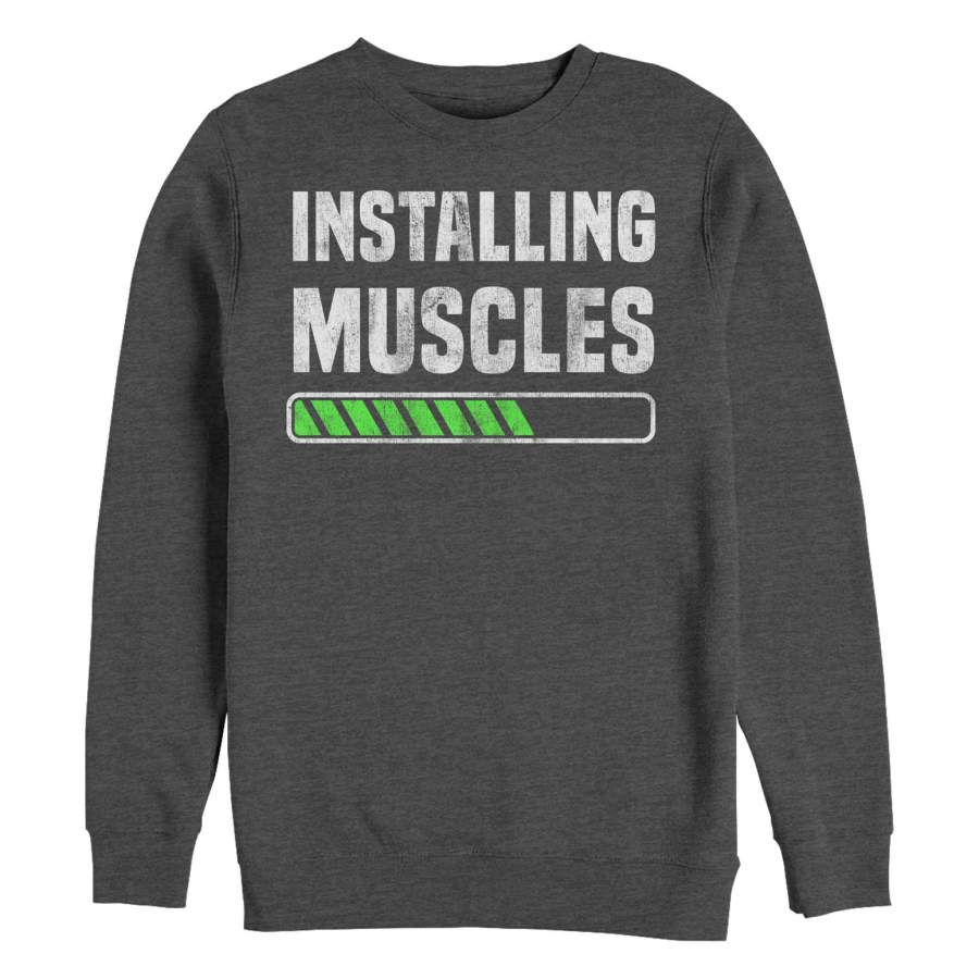 CHIN UP Men’s Installing Muscles  Sweatshirt