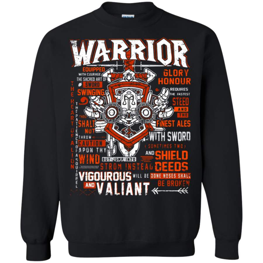 AGR World Of Warcraft Warrior Vigourous Valiant Sweatshirt