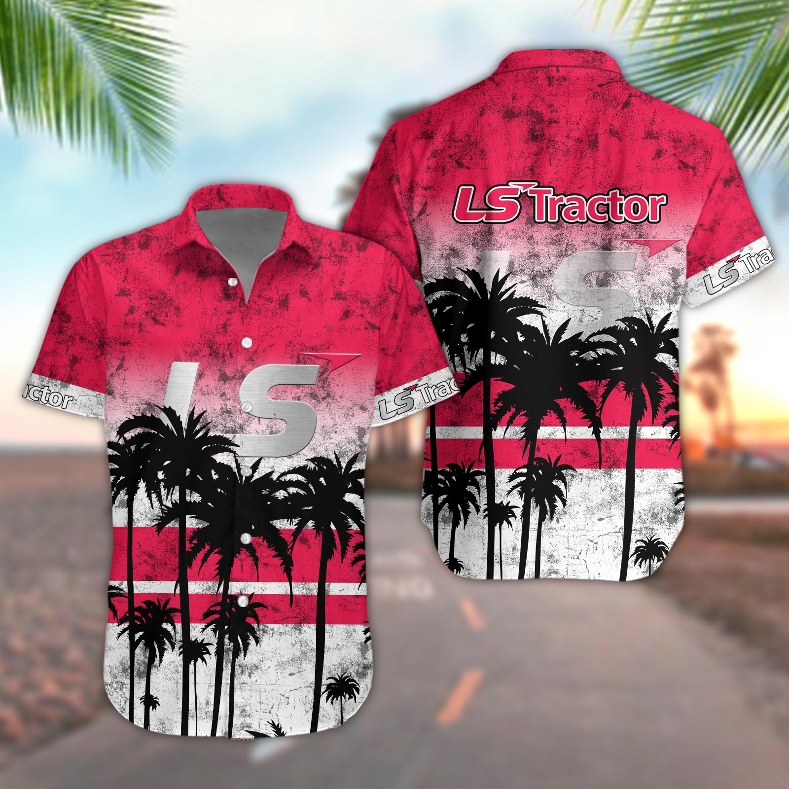 Ls Tractor Aloha Shirt