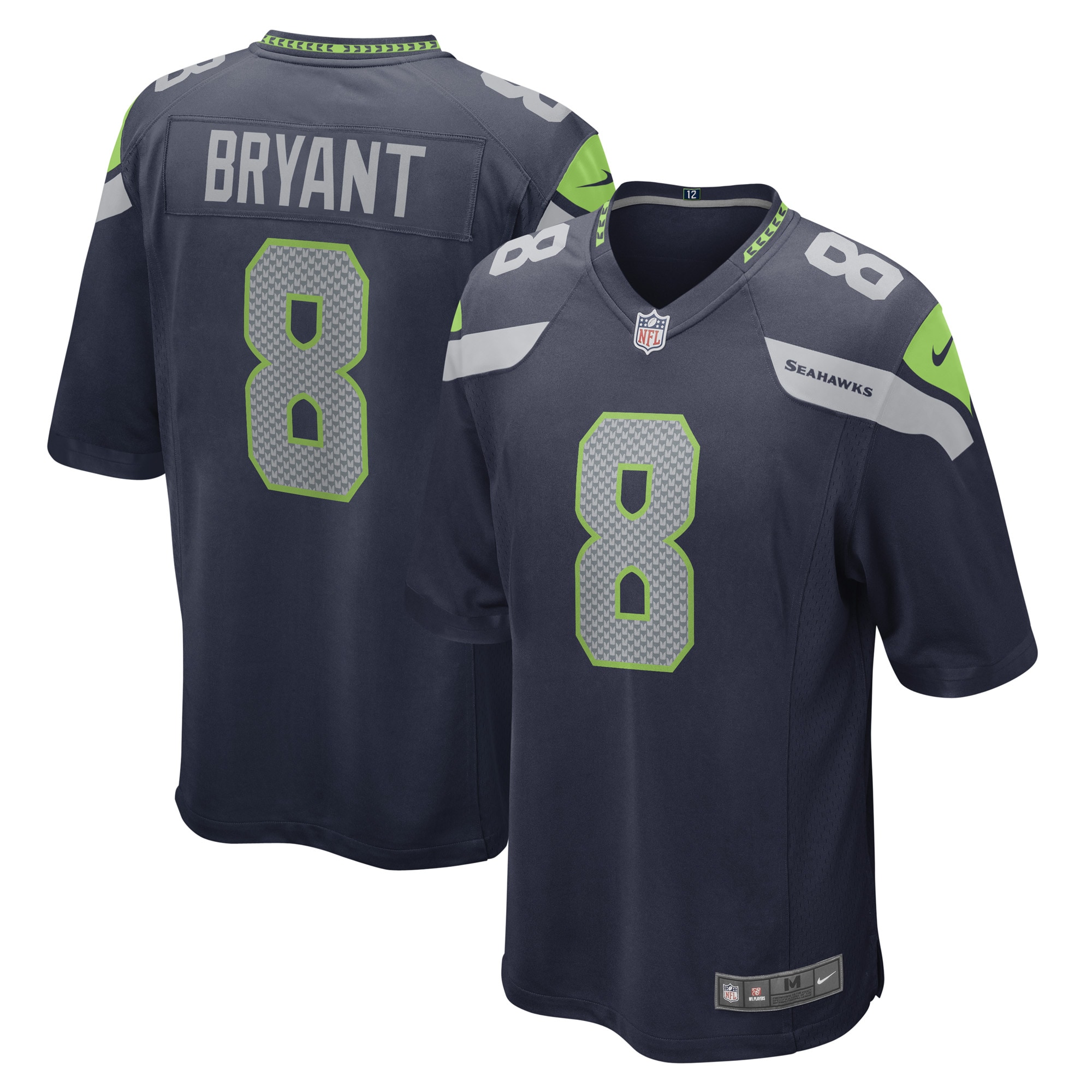 Men’s Seattle Seahawks Coby Bryant College Navy Game Player Jersey