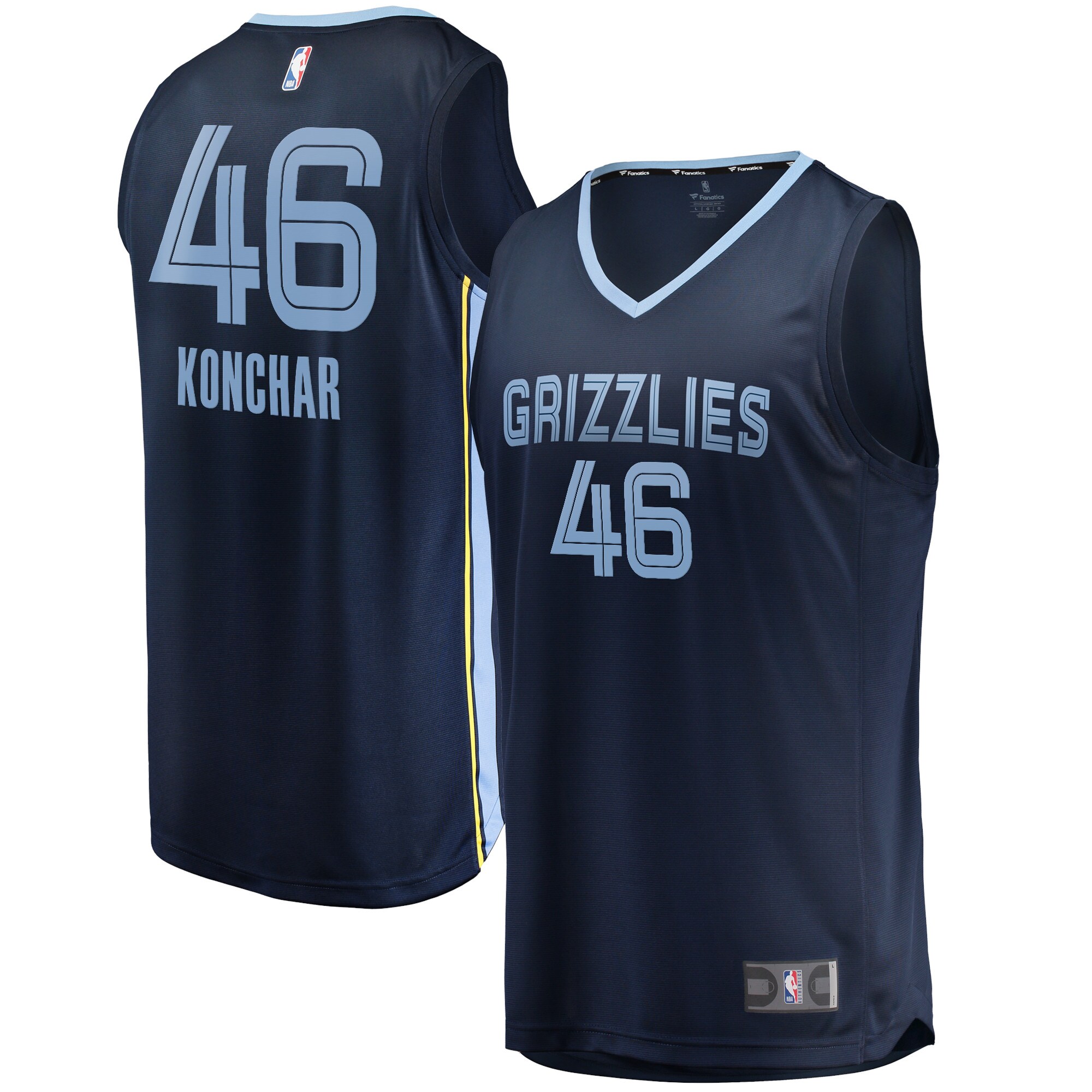 John Konchar Memphis Grizzlies 2021/22 Fast Break Jersey – Icon Edition – Navy