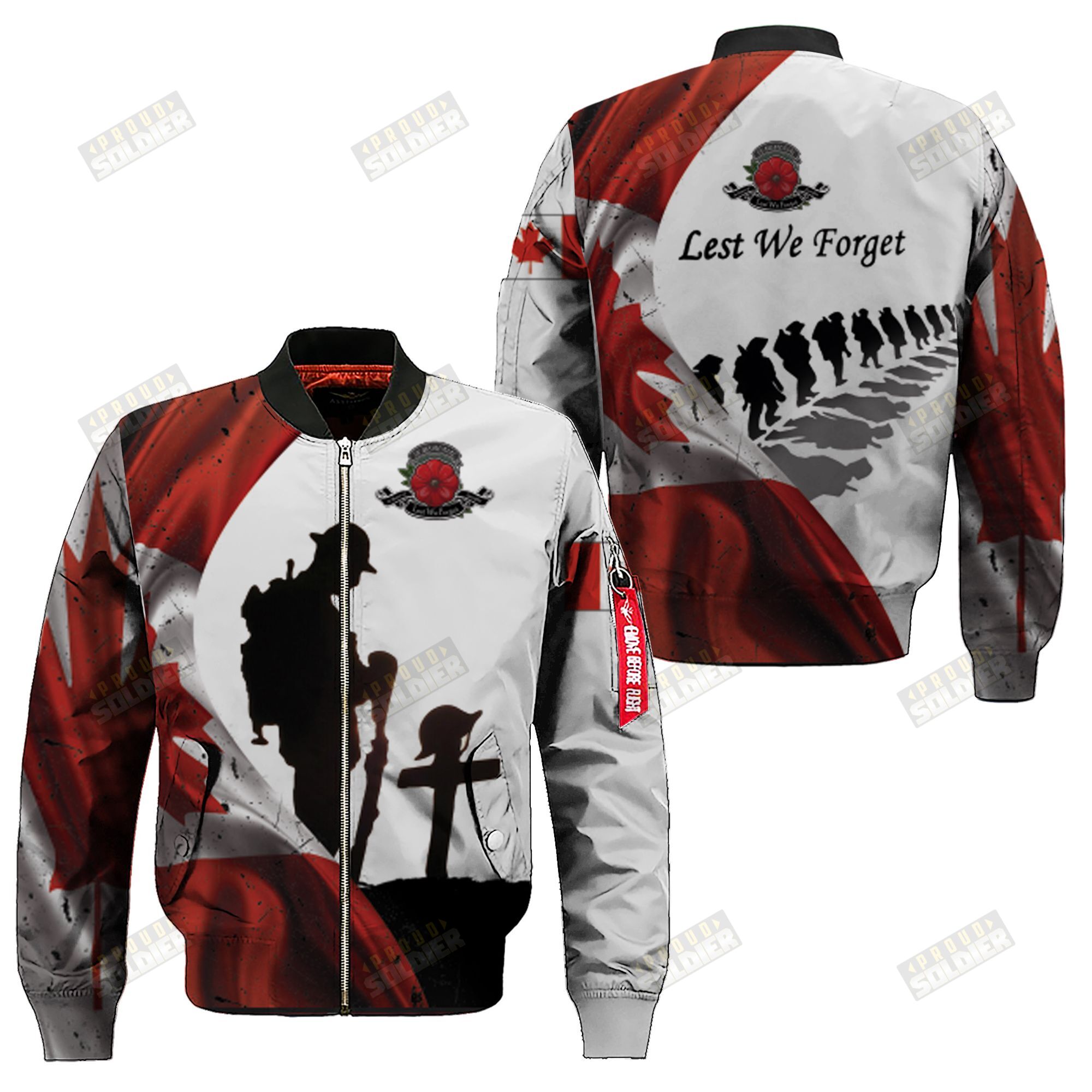 3D Apparel “Canada Veterans – Lest We Forget” X10