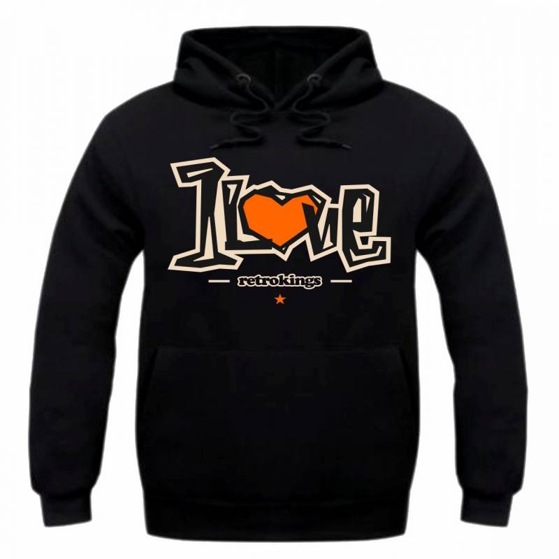 1 LOVE “SHATTERED BACKBOARD V3” 1 (BLACK HOODIE)