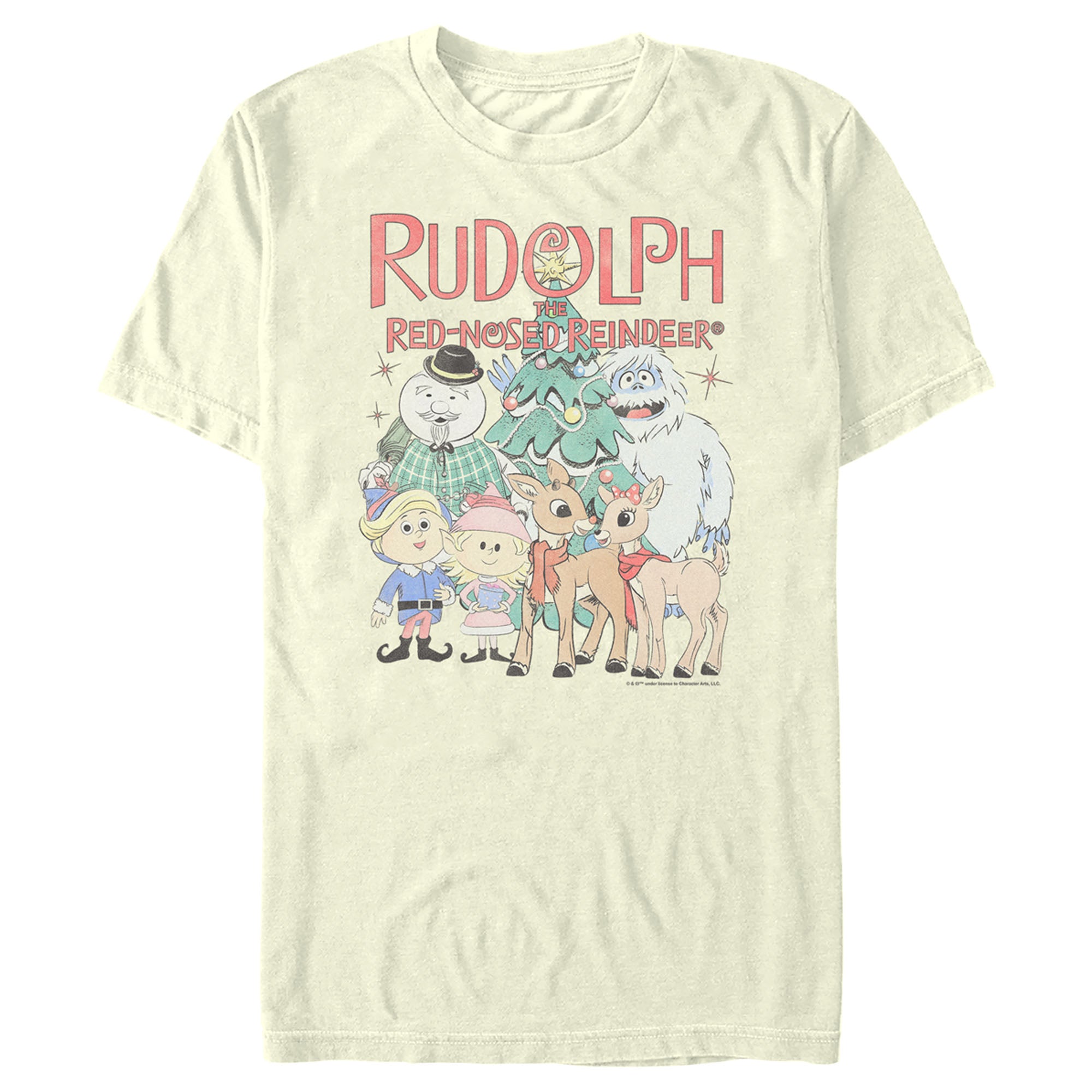 Rudolph The Red-Nosed Reindeer Men’S Group Picture  T-Shirt