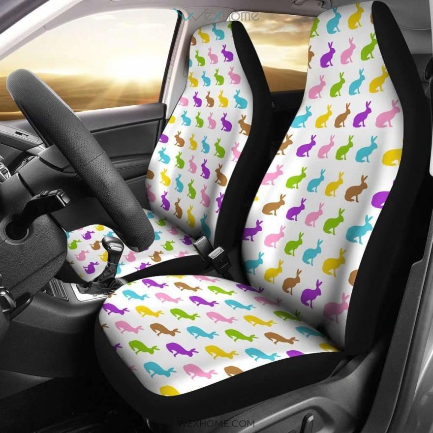 Cute Bunny Rabbit Car Seat Covers Amazing Gift Ideas Unique Car Gift 2021