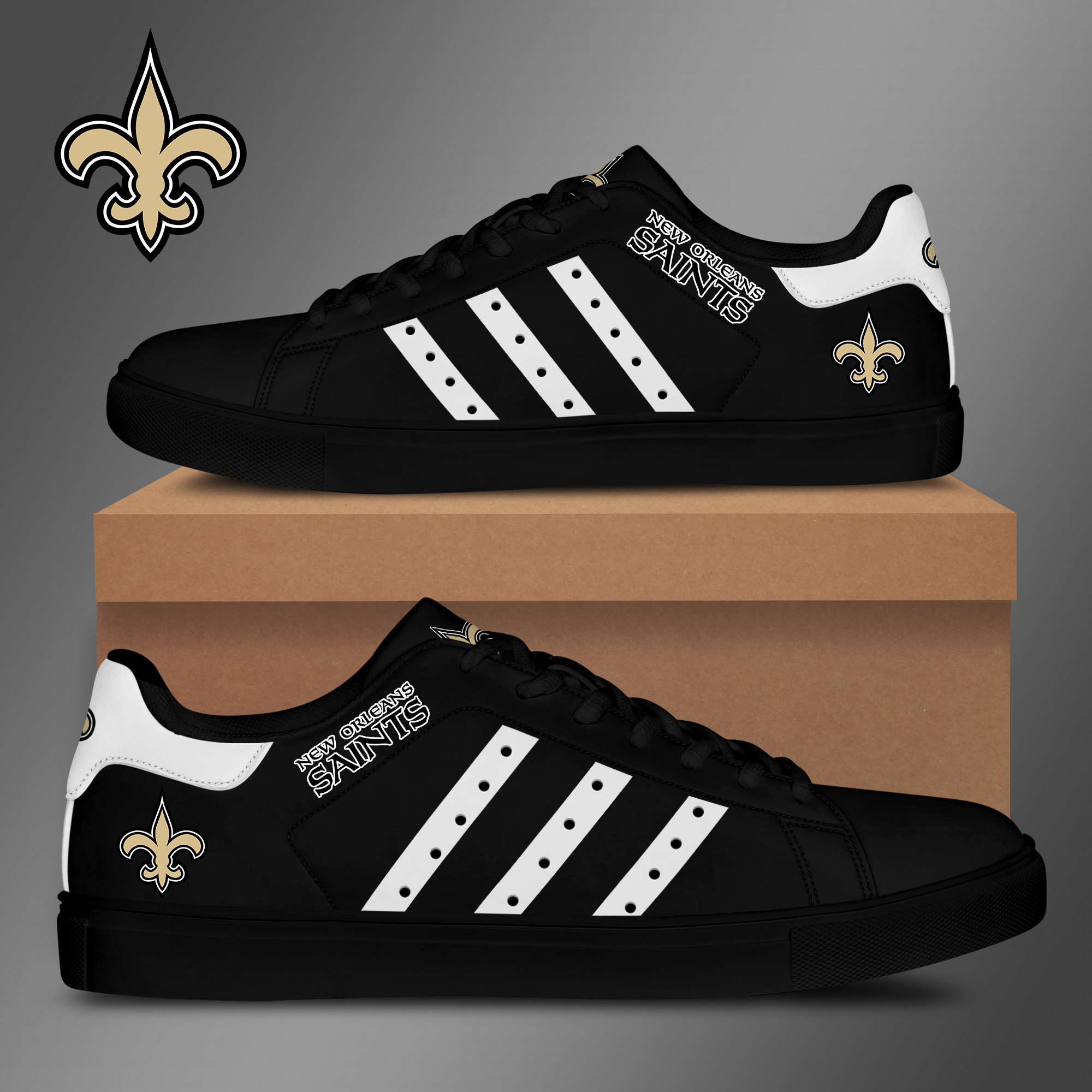 New Orleans Saints Low Top Shoes V5