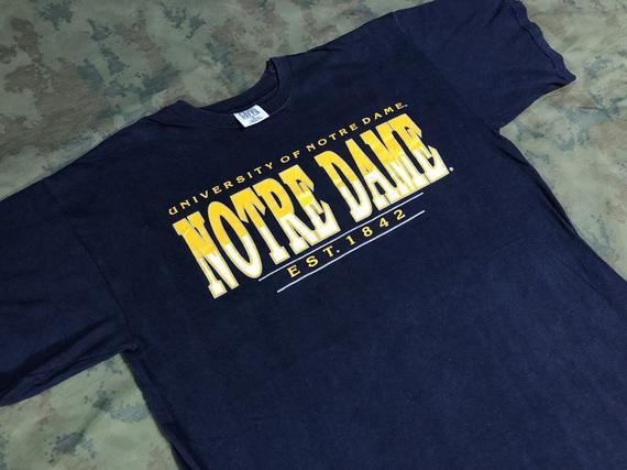 Vintage 90S Notre Dame Fightin Irish Shirt