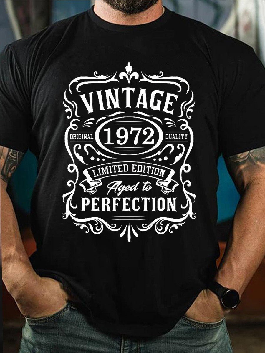 Men’S 50 Year Old Gifts Vintage 1972 Limited Edition 50Th Birthday Classic T-Shirt