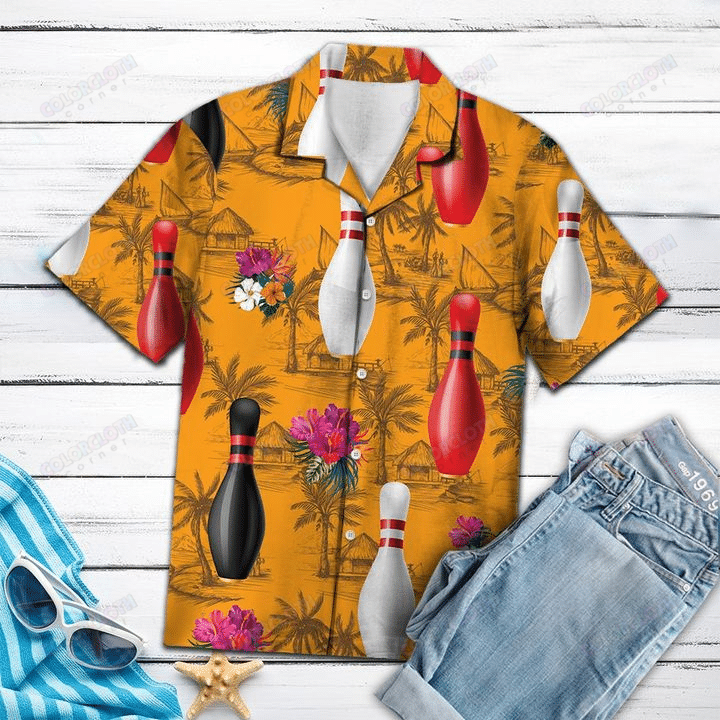 Bowling Tropical Hawaii Shirt Ha1985