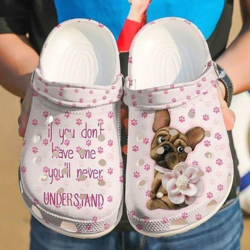 Bulldog Mama Personalized Gift For Lover Rubber clog Shoes Comfy Footwear