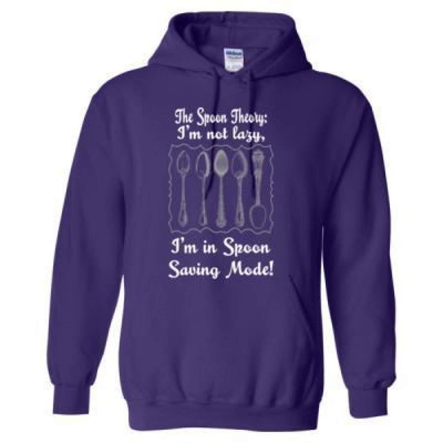 AGR The Spoon Therapy Im Not Lazy Im In Spoon Saving Mode – Heavy Blend™ Hooded Sweatshirt