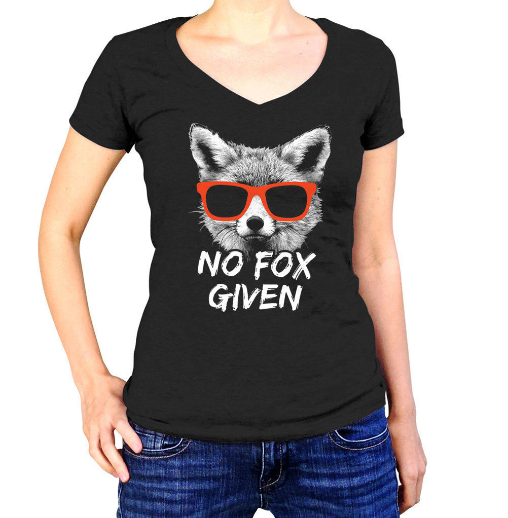 Women’S No Fox Given Vneck T-Shirt