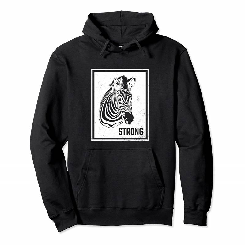 Zebra Strong – Ehlers Danlos Syndrome Awareness Pullover Hoodie