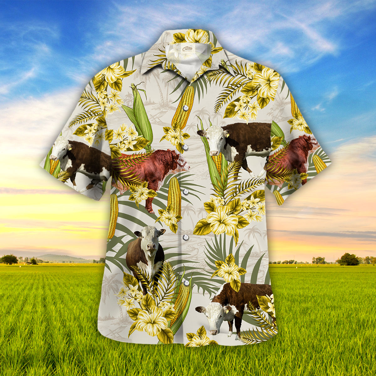 Hereford Farmer Corn Hawaii Shirt Ha28735