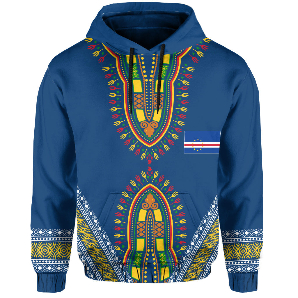 Kabu Verdi Dashiki Design Personalised Hoodie – Proud Cape Verdean Lt7