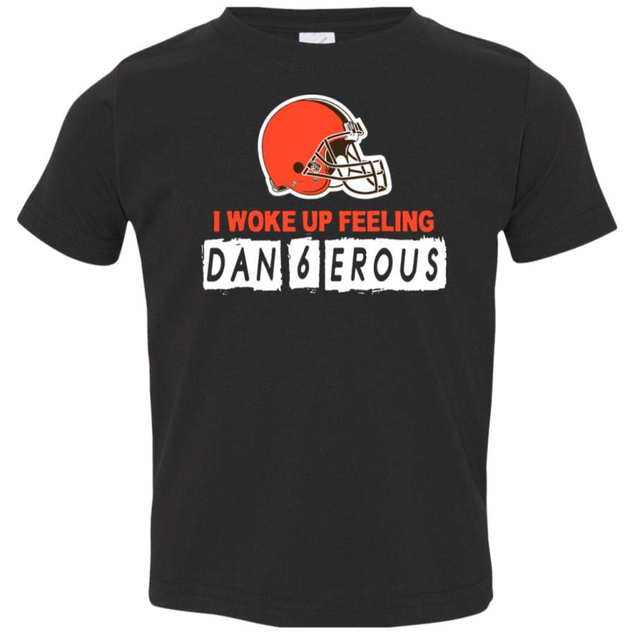 AGR Dangerous Baker Football Brown Toddler Jersey T-Shirt