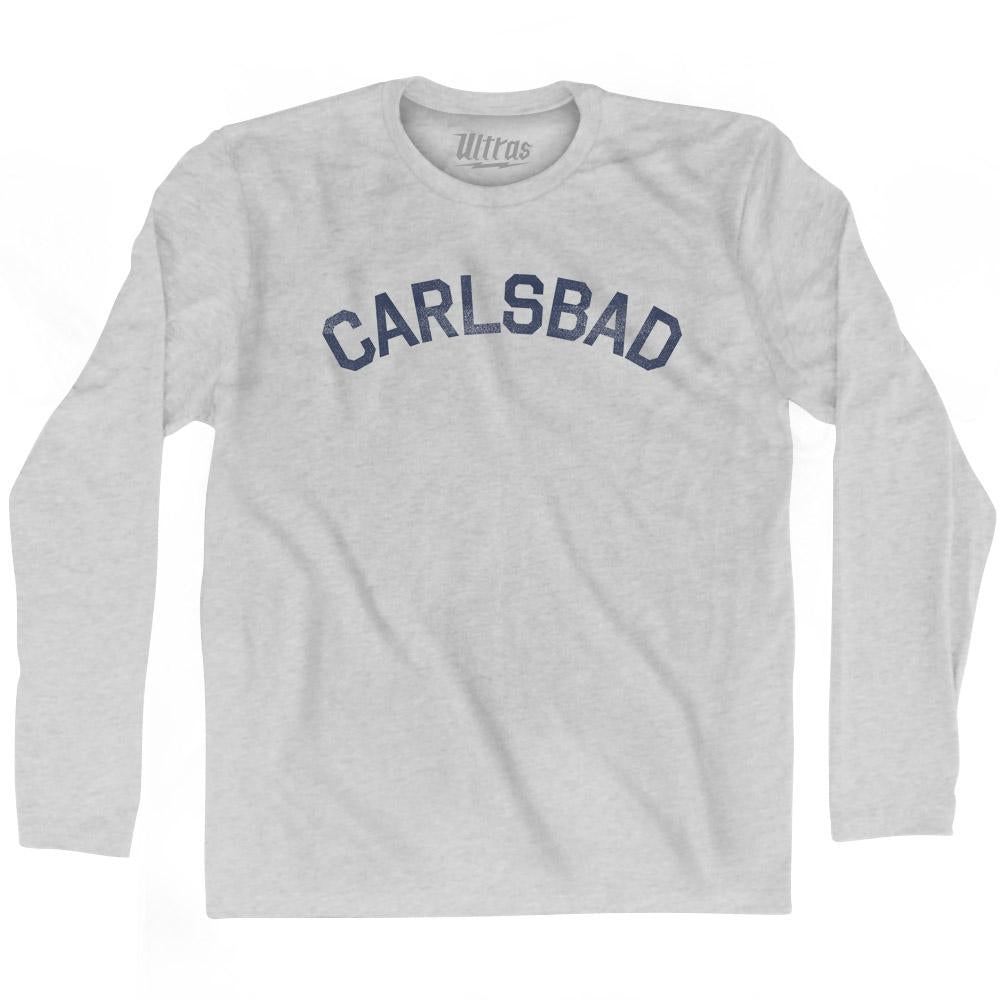 California Carlsbad Adult Cotton Long Sleeve Vintage T-shirt