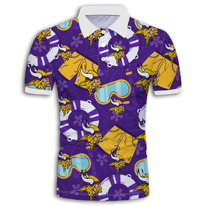 Minnesota Vikings Cool Summer Polo Shirt