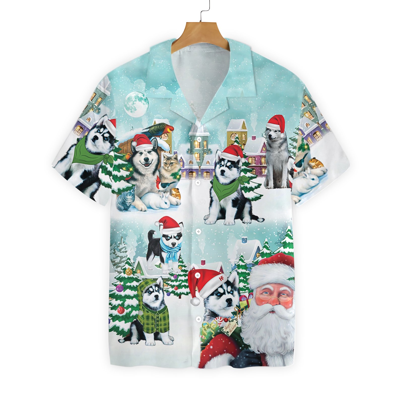 Merry Husky Christmas 2810 Hawaii Shirt Ha93727