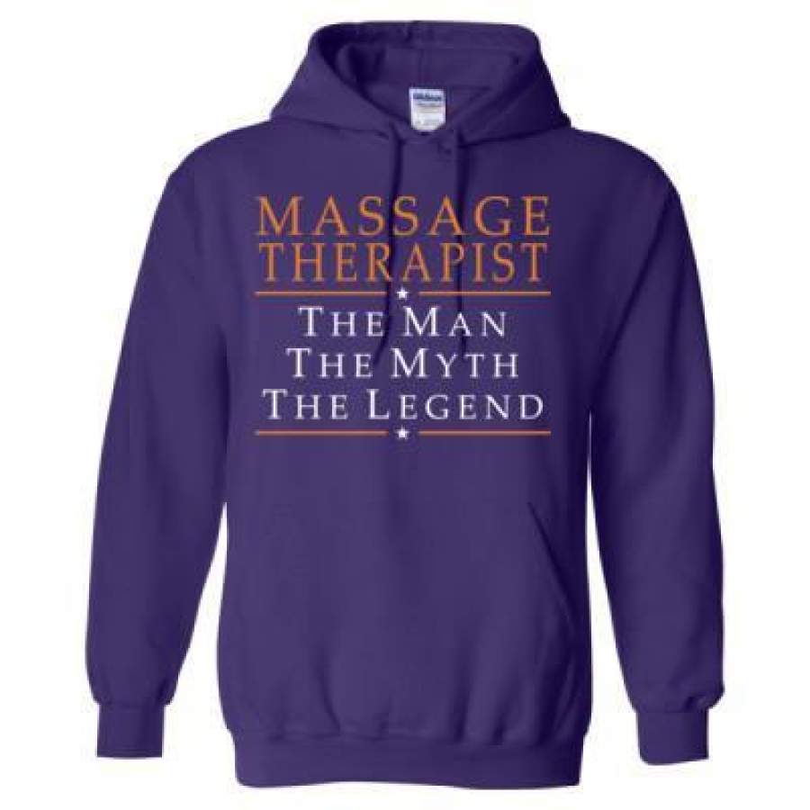 AGR Massage Therapist The Man The Myth The Legend – Heavy Blend™ Hooded Sweatshirt