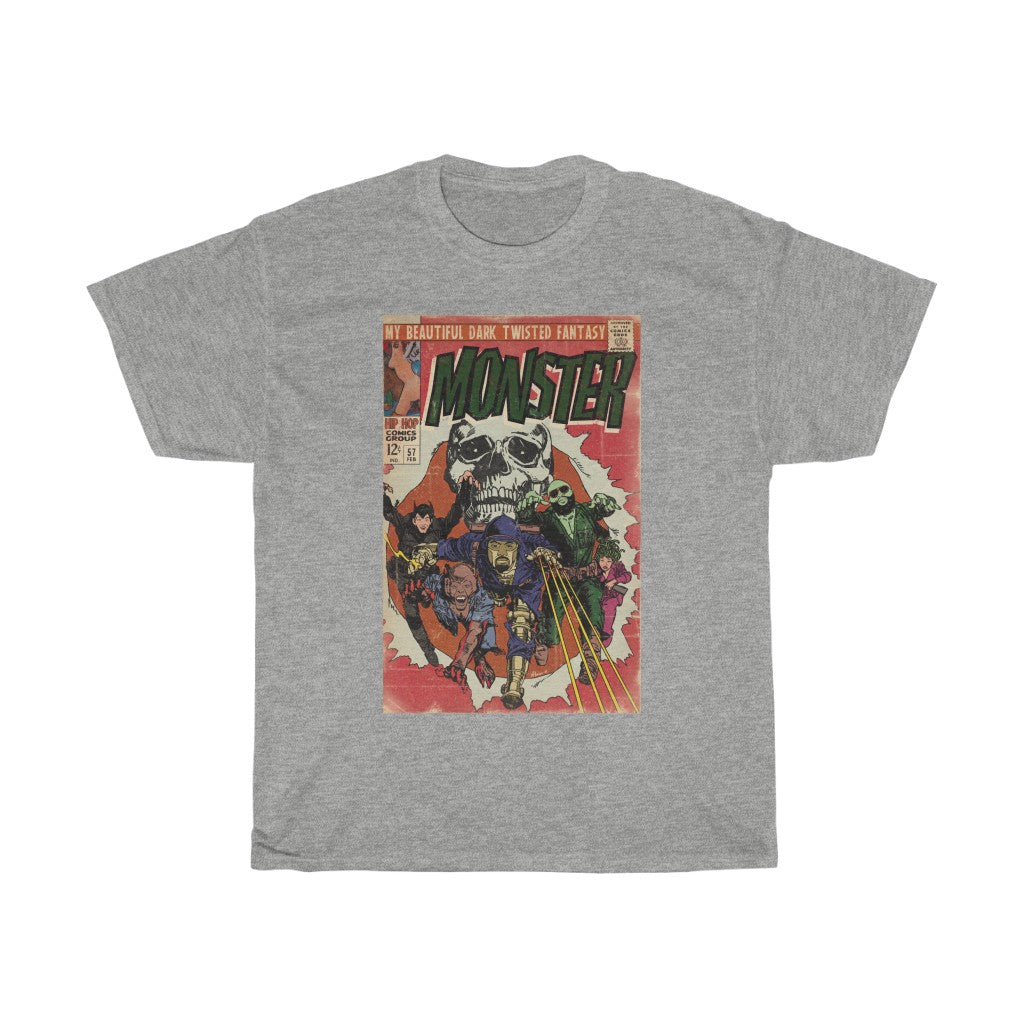 Kanye West – Monster Hip Hop Comics T-Shirt – Unisex Heavy Cotton Tee