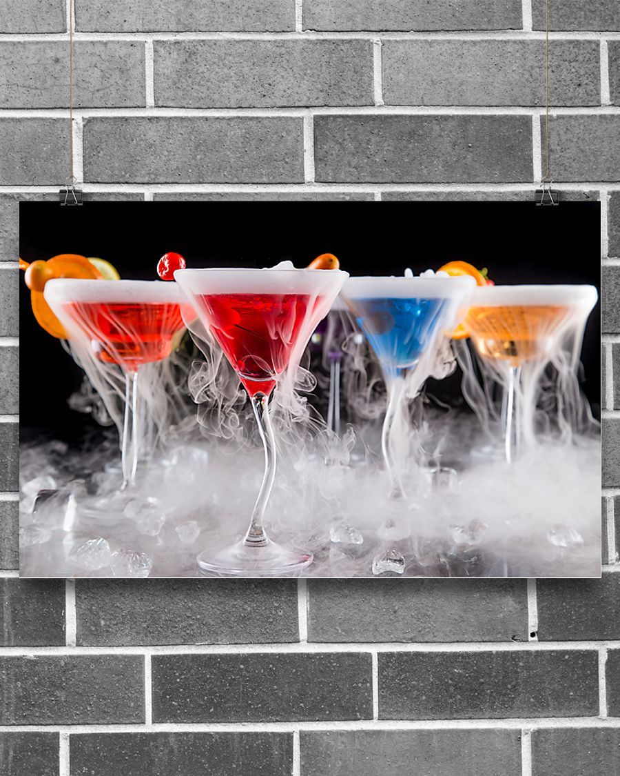 Professions Poster – Amazing Cocktail Bartender Horizontal Canvas And Poster | Wall Decor Visual Art