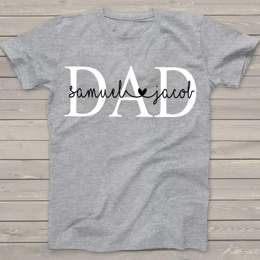 Personalized Dad Shirt, Custom Dad Shirt