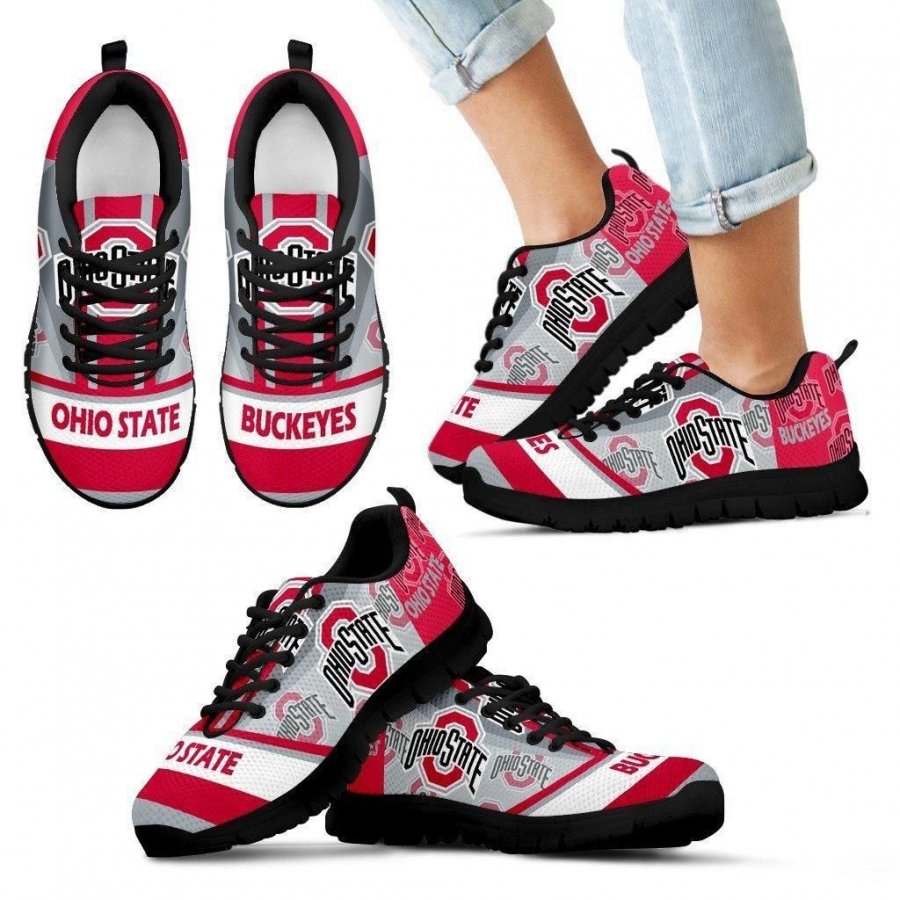 Three Impressing Point Of Logo Ohio State Buckeyes Sneakers #220