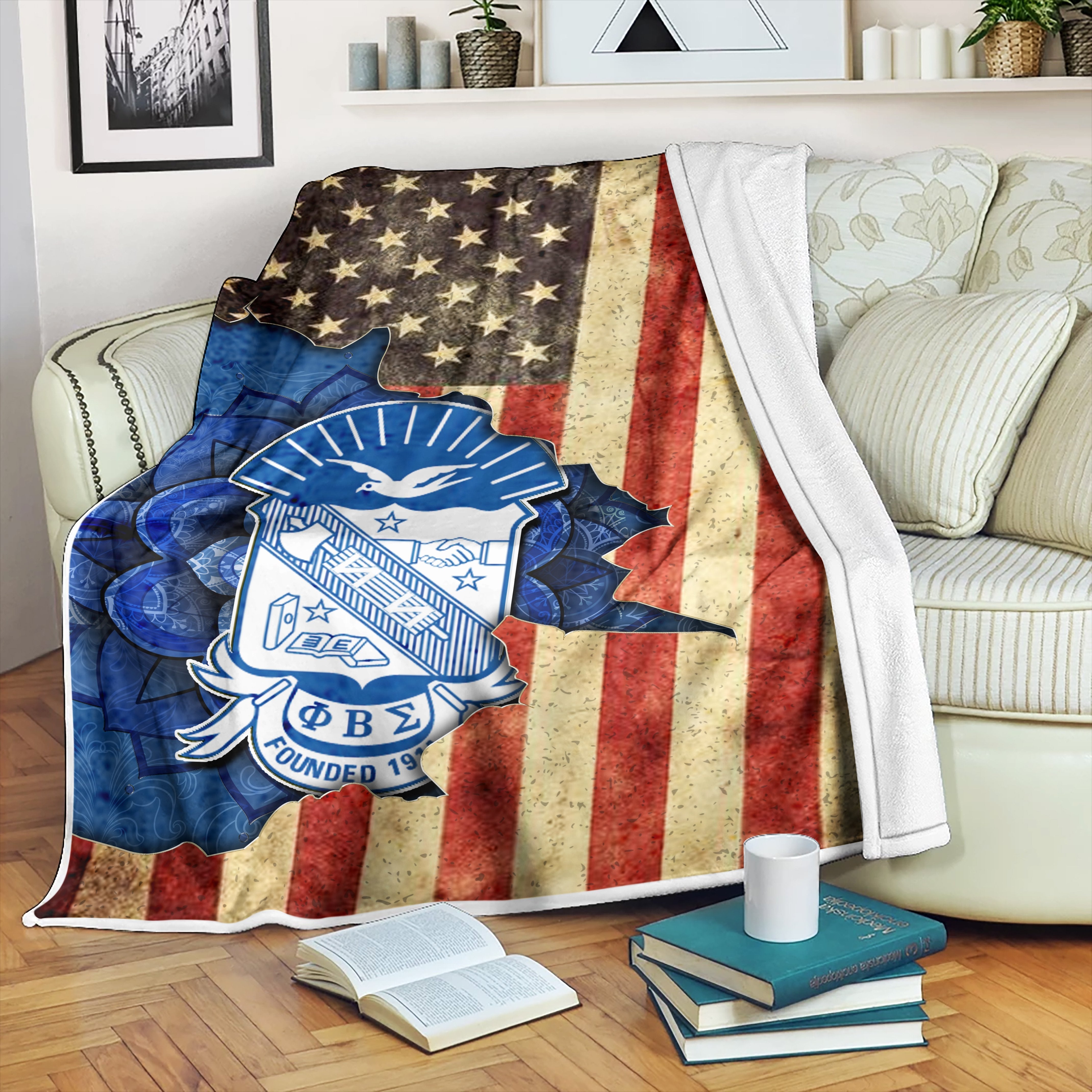 Wonderprint Premium Blanket Phi Beta Sigma Blanket Lt10