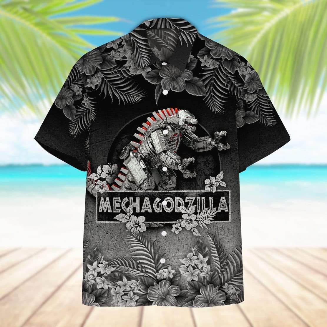 Hawaiian Aloha Shirts Mechagodzilla Hawaiian Shirt For Men, Hawaiian Shirt For Women, Aloha Shirt, Hawaii Shirt