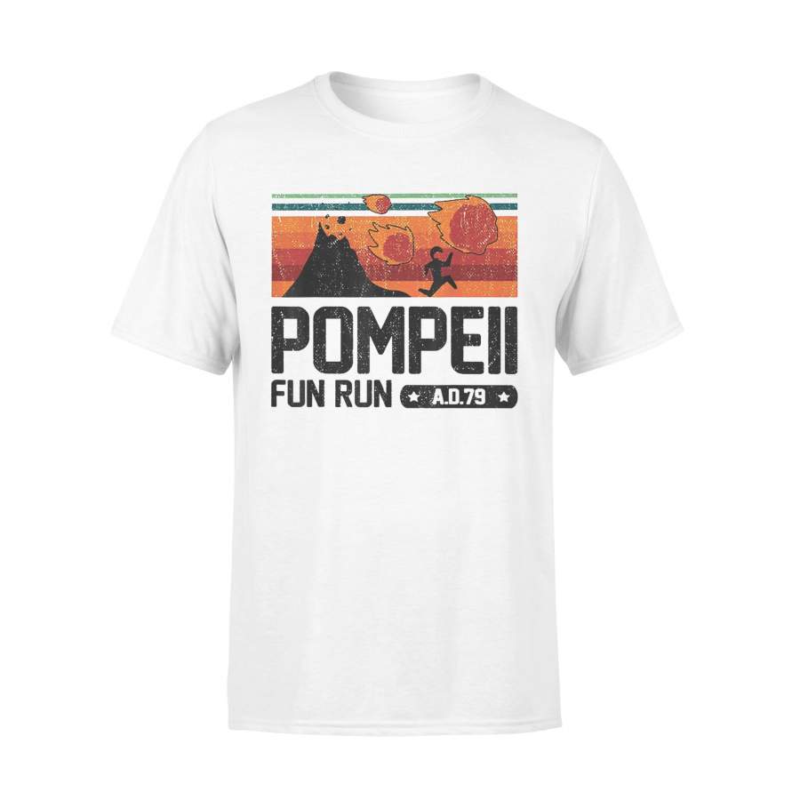 Pompeii Fun Run 79 AD Retro Vintage T-Shirt – Standard T-shirt