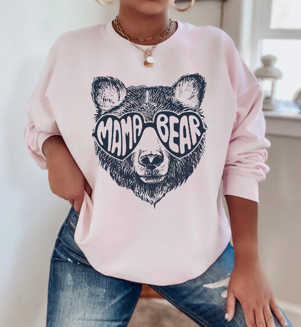 Mama Bear Sweatshirt – Mom Sweatshirt – Mother’s Day Gift – Mama Birthday Present From Kids – New Mom – Mama To Be – Pregnancy Announcement