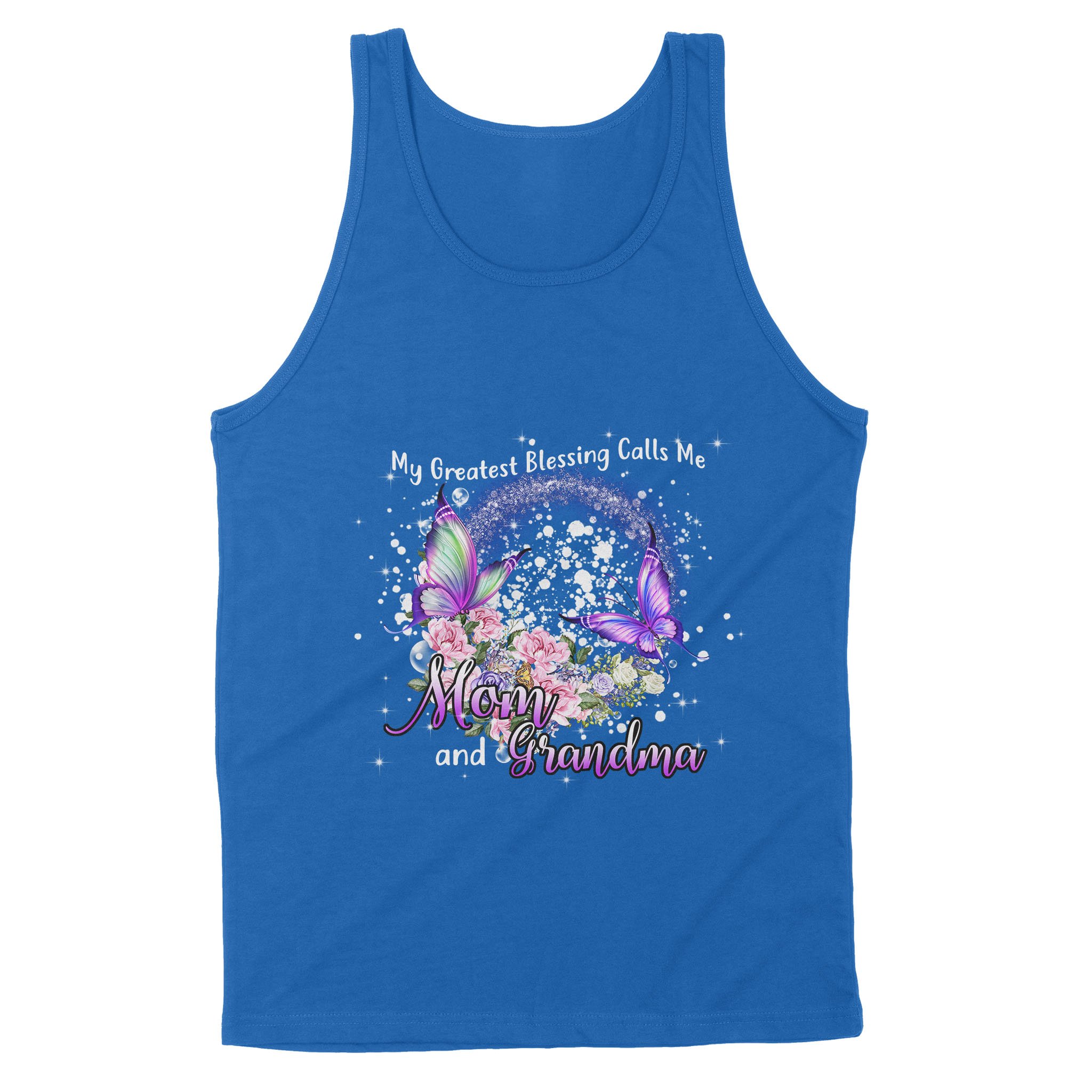 The greatest blessing butterfly – Standard Tank – Gift for mom, gift for grandma, gift for nana, gift for animal lover