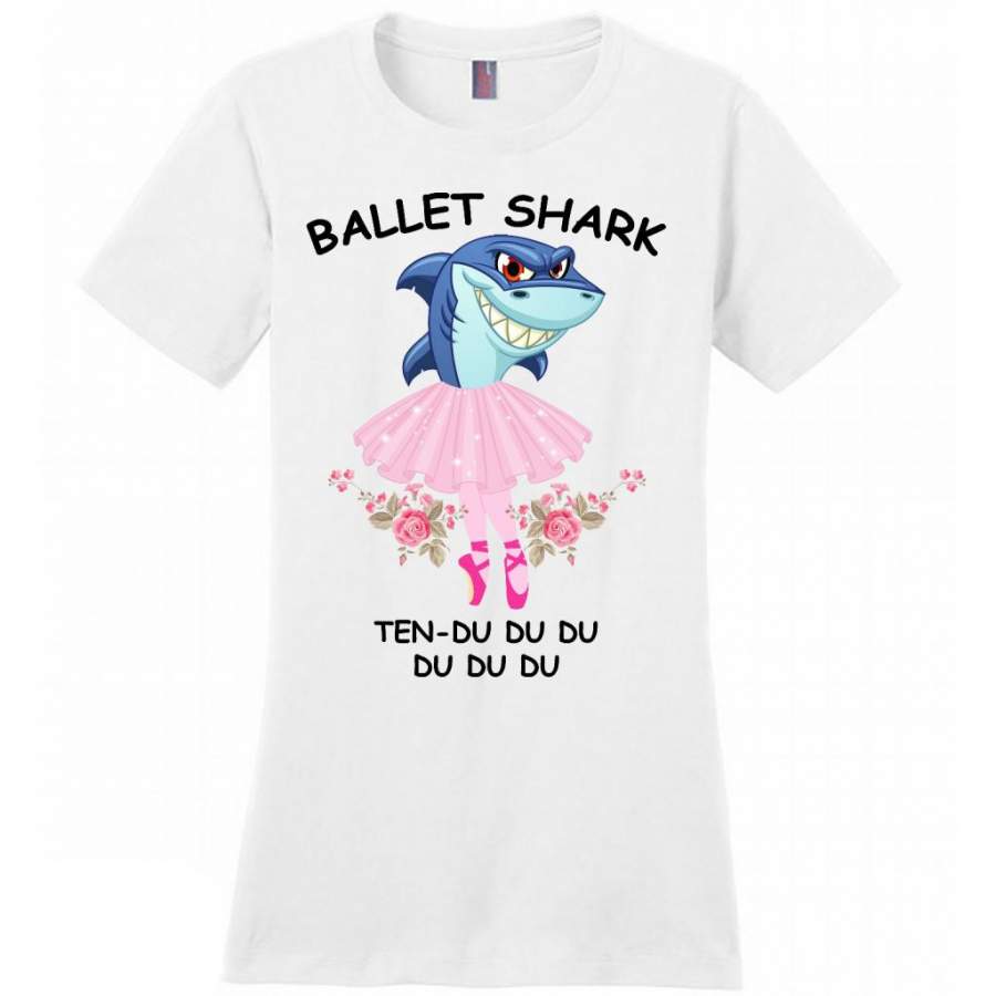 Ballet Shark Ten-Du Du Du Du Du Du – District Made Women Shirt