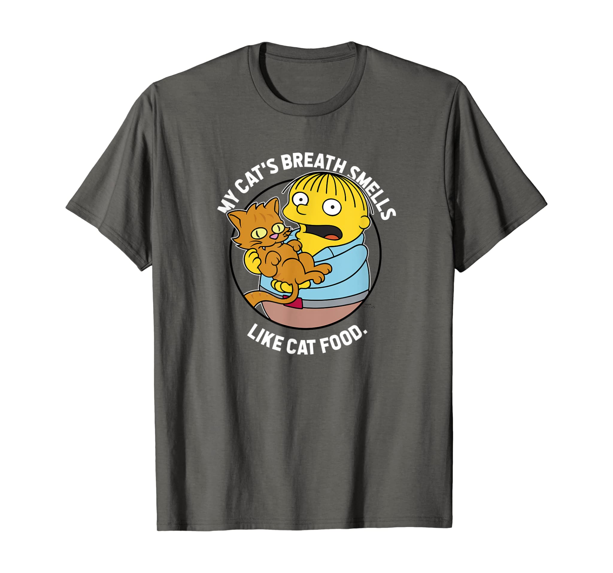 The Simpsons Ralph My Cat’S Breath Smells Like Cat Food T-Shirt