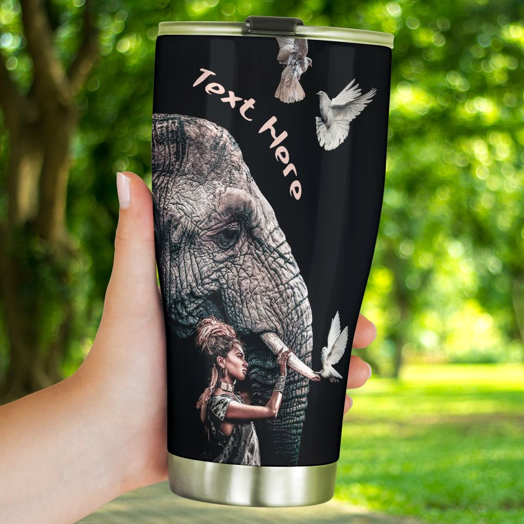 79KKANM – ELEPHANT PERSONALIZED TUMBLER