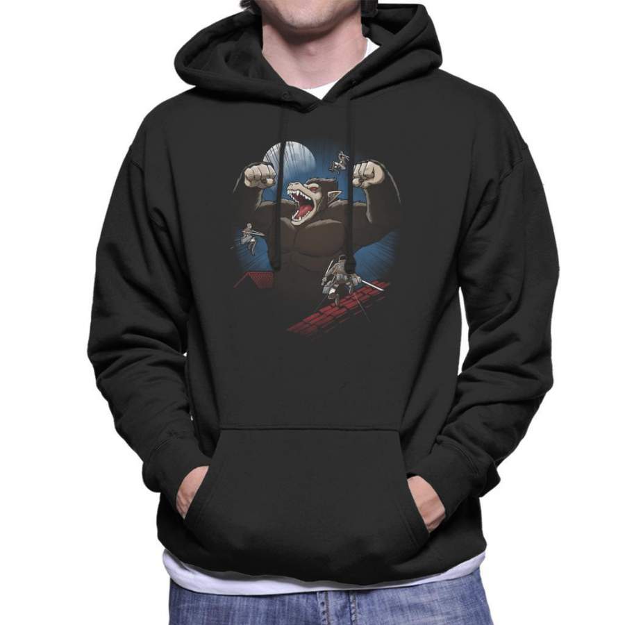 Attack On Titan Oozaru Dragon Ball Z Mix Men’s Hooded Sweatshirt