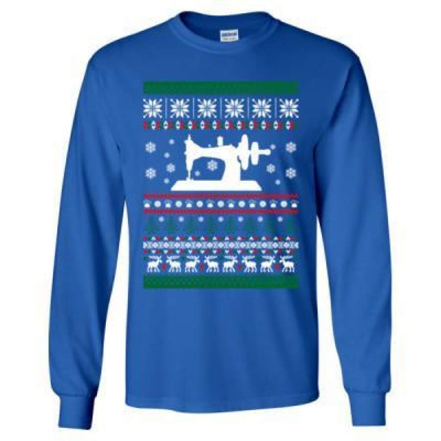 AGR Christmas Ugly Sweater Sewing – Long Sleeve T-Shirt