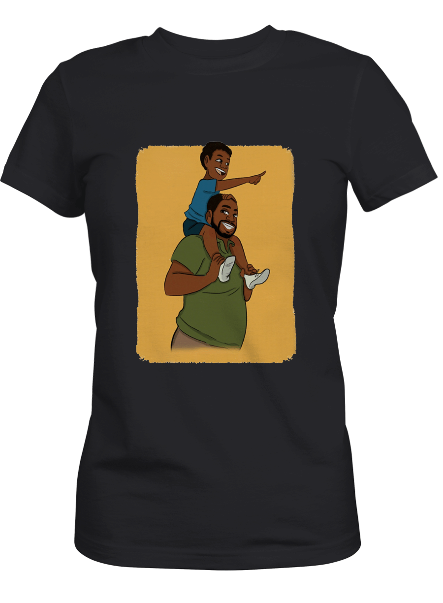 African American Father Shirt Gifts For Black Father And Son Tshirt