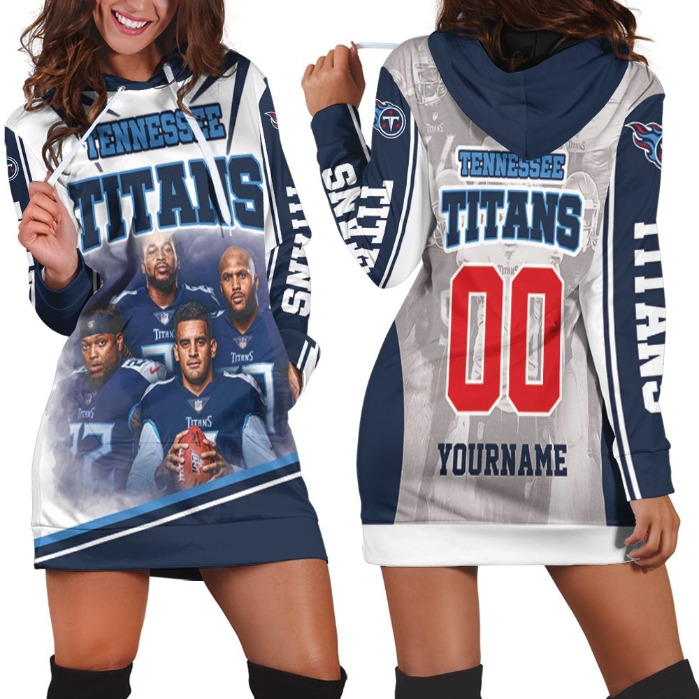 Afc South Division Champions Tennessee Titans Super Bowl 2021 For Fans Personalized Hoodie Dress All-Over Print