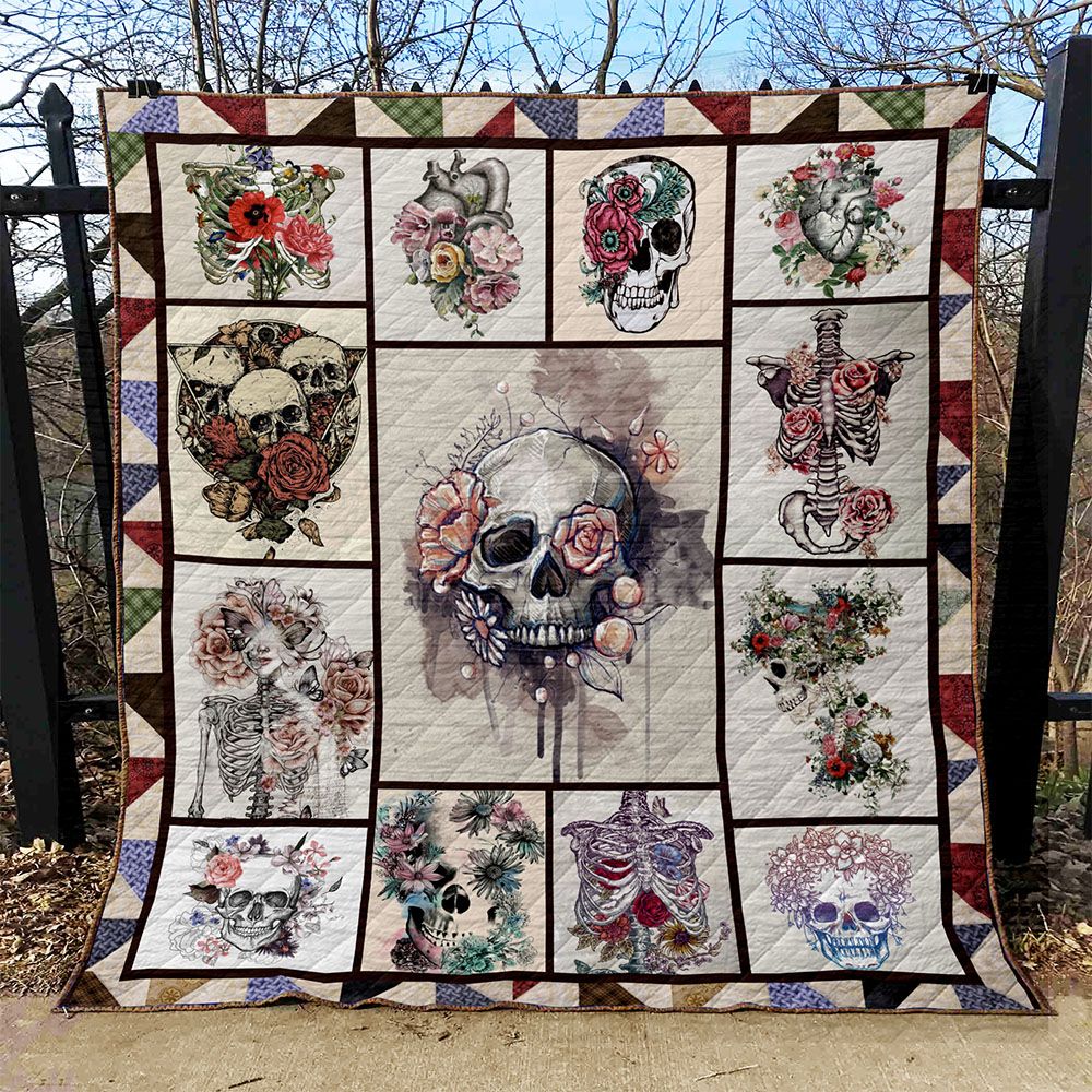 SKULL NG 3D Quilt Blanket 727