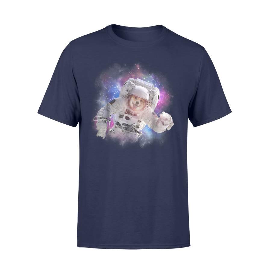 Corgi Astronaut Space Galaxy T Shirt