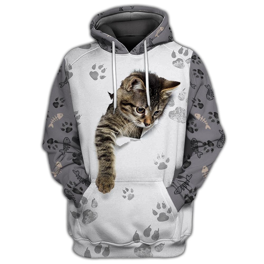 Baby Cat  3D All Over Printed Shirt & Short For Men And Women Pl