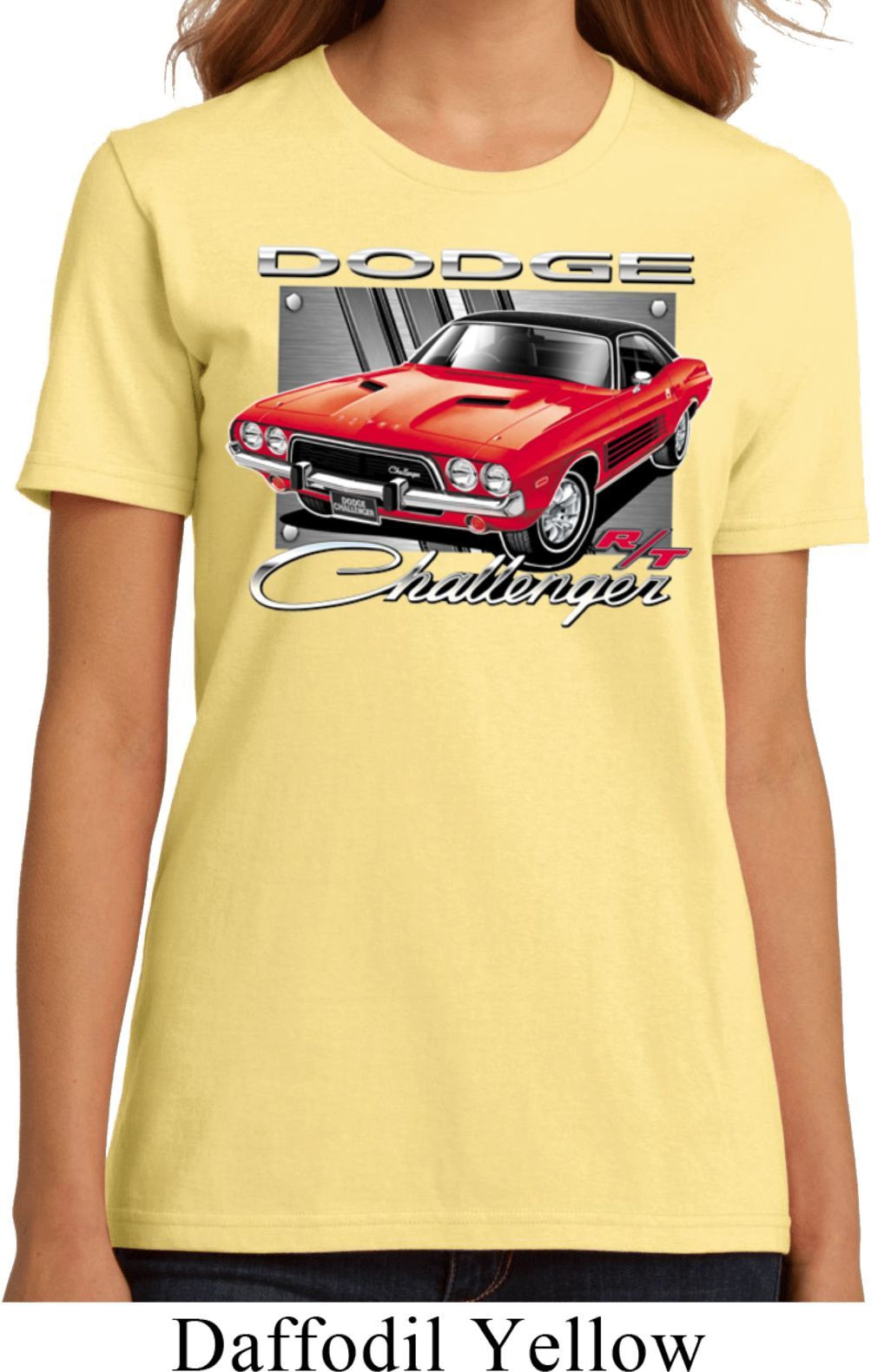 Dodge Shirt Red Challenger Organic Shirt