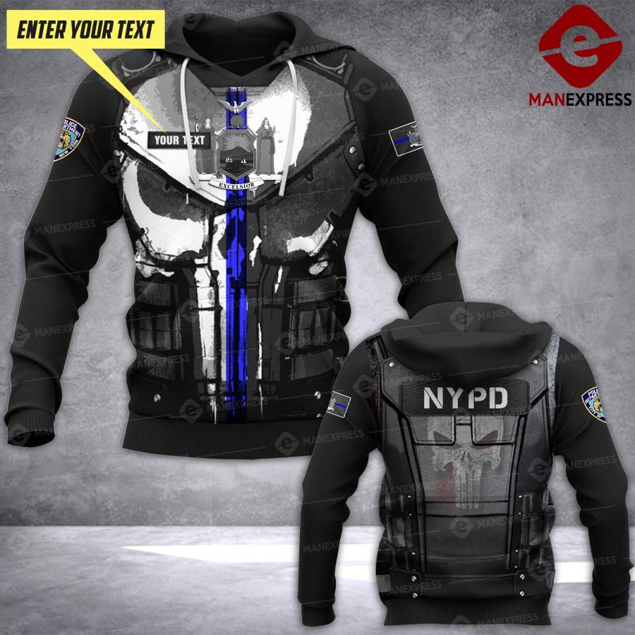 VH CUSTOMIZE NEW YORK POLICE DEPARTMENT 2004 – 3D ALL OVER PRINT