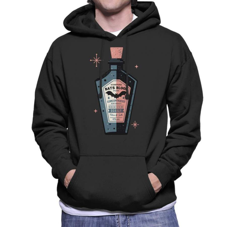 Vampire Bats Blood Men’s Hooded Sweatshirt